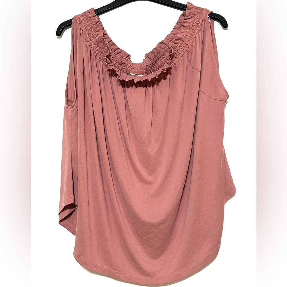 NWT Lucky Brand Sandwash Off The Shoulder 2X - Picture 4 of 6